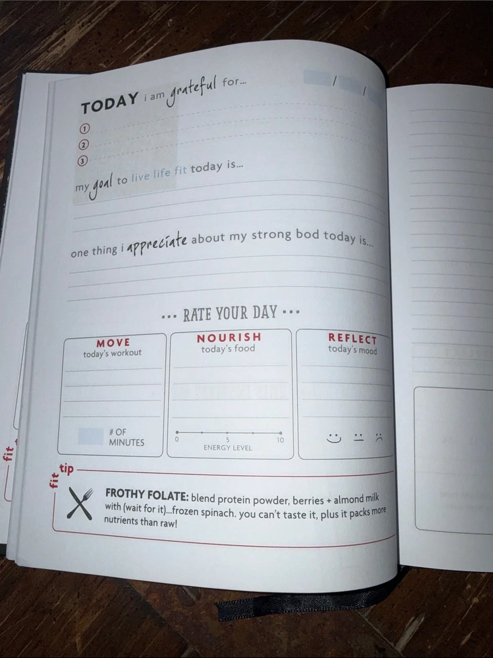 Fit happens journal